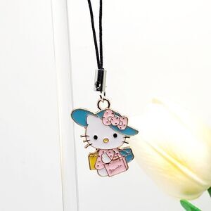 Brand New Hello Kitty Keychain Phone USB #1